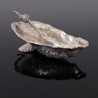 Gorham NARRAGANSETT Sterling Silver Oyster Dish & Spoon - Sold for $1,408 on 10-11-2026 (Lot 718).jpg